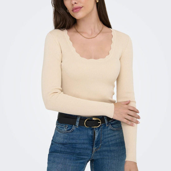 Jacqueline De Yong Pullover Donna Nanna Beige 15355459 Birch JACQUELINE DE YONG 