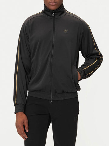 Felpa Uomo full zip Nero