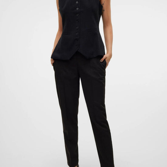 Vero Moda Pantaloni Formali Donna Nila Nero 10320940 Black VERO MODA 