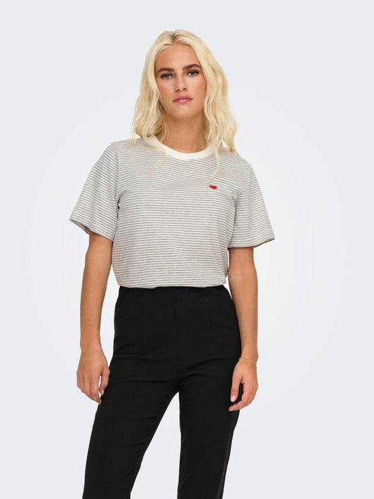 Jacqueline De Yong - Women's T-Shirt Cloud Dancer lion