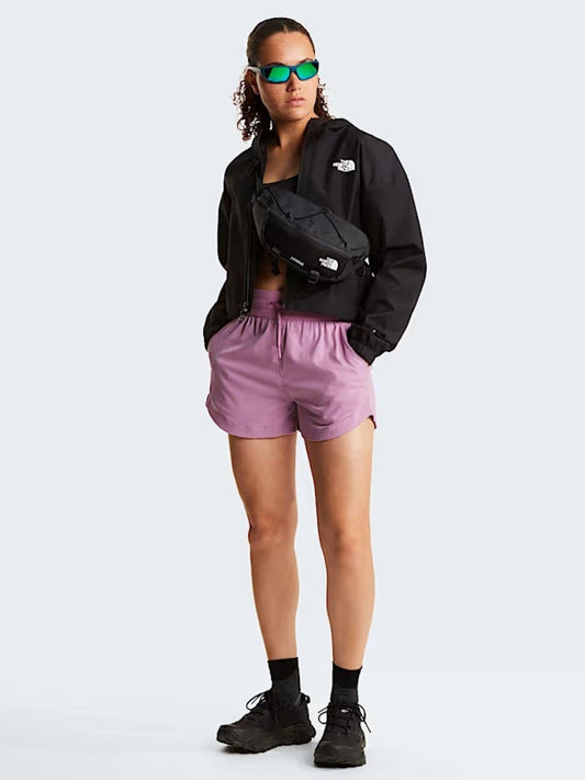 The North Face - Giacca Donna Nero Corta in Vita Quest DryVent