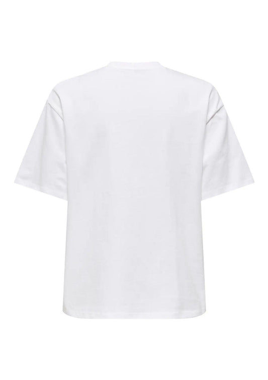 Women's White Waist T-Shirt