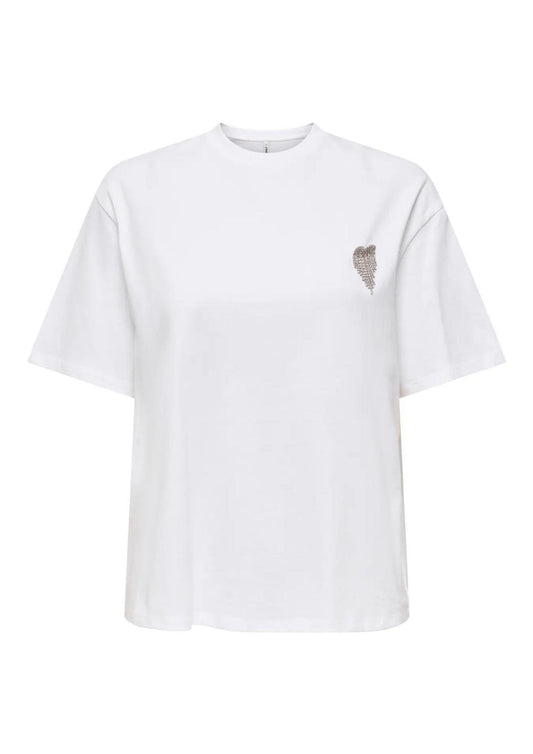 Women's White Waist T-Shirt