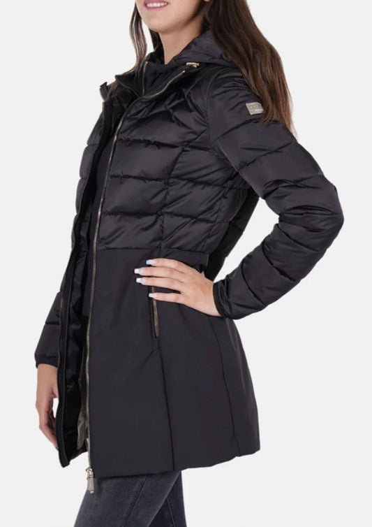 Yes Zee Women's Black Winter Coat