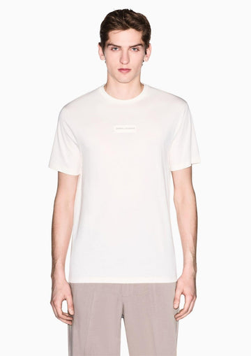 Armani Exchange T-Shirt Uomo Bianco Crema