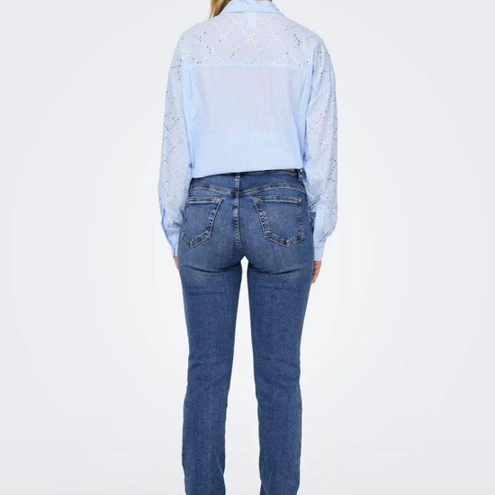 Jeans Donna Only Onlsui Blu Denim Medio 15330805 Medium Blue Denim ONLY 