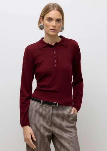 Pullover Donna Sikita Bordeaux