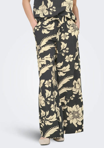Jacqueline De Yong - Pantalone Donna Trova Nero Phantom