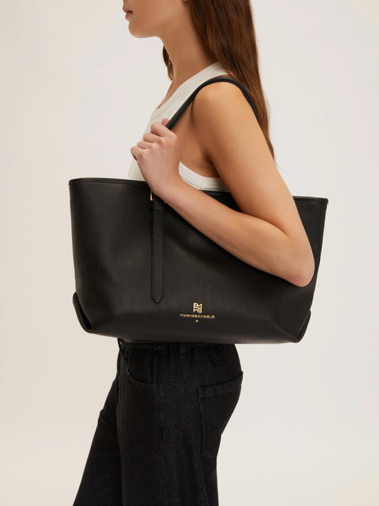 Emma Black Maxi Shopper