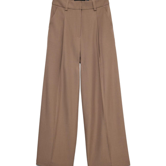 Vero Moda VMALESSIA Vita alta Pantaloni Donna Pine Bark 10341298 Pine Bark VERO MODA 