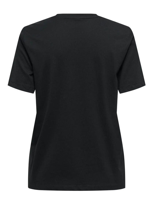 Only ONLTERESA T-Shirt Donna Nero 15316954 Black Friends ONLY 