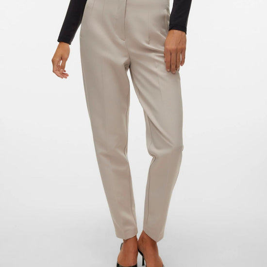 Vero Moda Pantaloni Donna Lina A Vita Alta Silver Cloud 10309140 Silver Cloud VERO MODA 