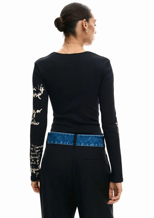 Desigual - Women's Black Zagreb T-shirt