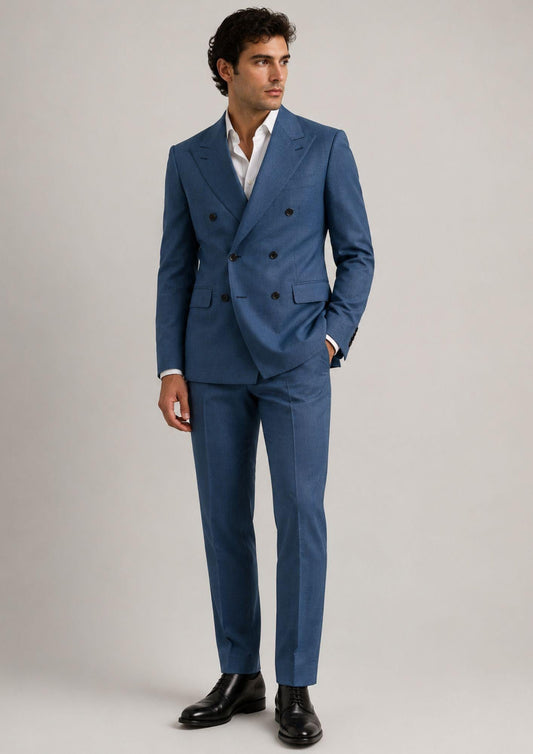 Sergio Cipriani - Abito Uomo Azzurro Polvere