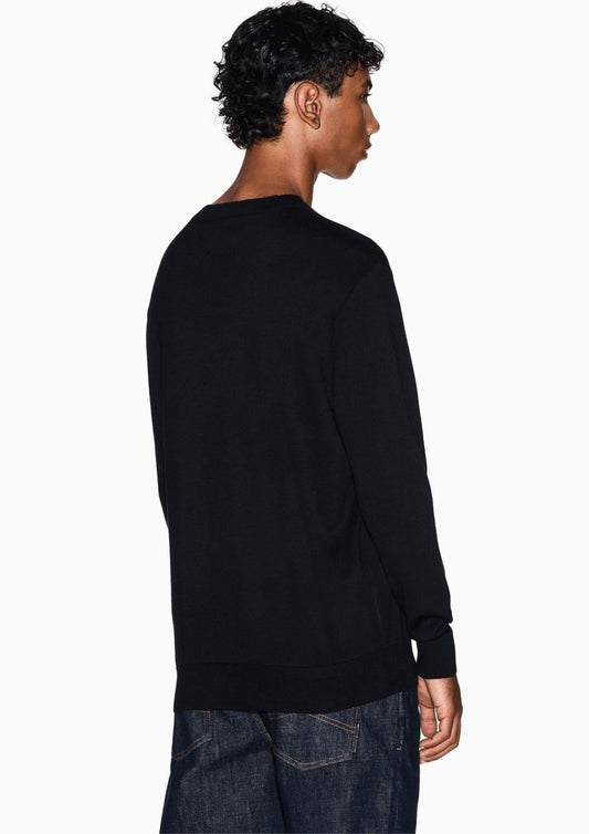 Armani Exchange - Pullover Uomo Nero