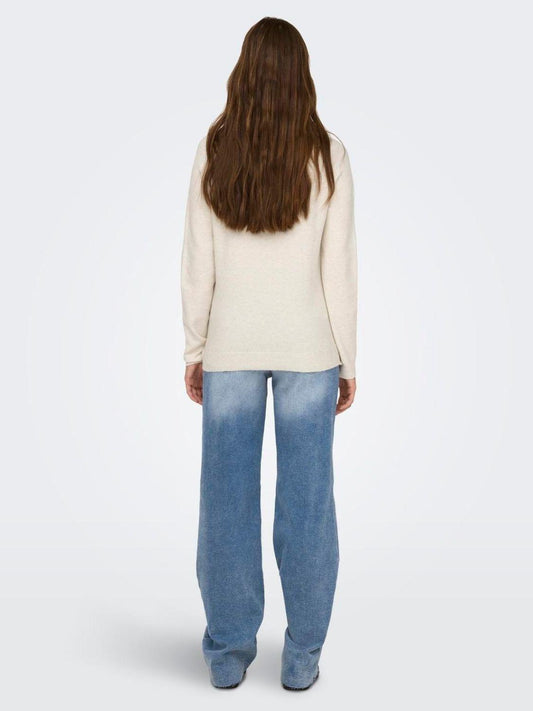 Only Women's Pullover Rica Beige