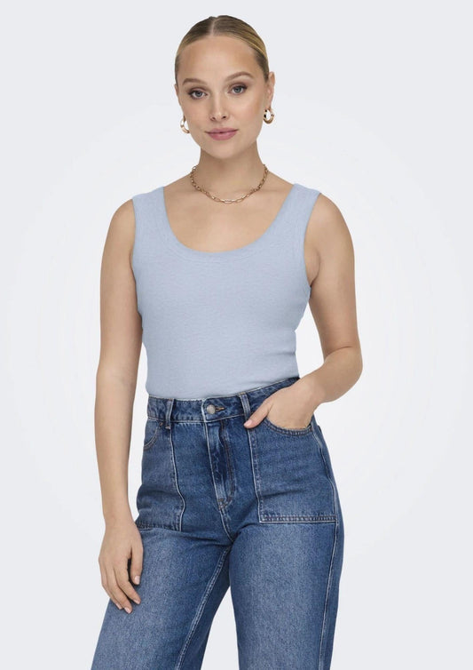Only - Women's Easy Light Blue Tank Top