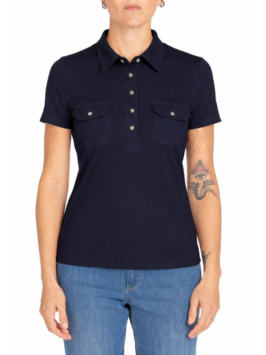 Diana Gallesi - Polo Donna Blu