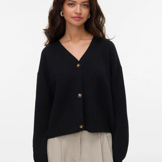 Vero Moda VMSABA Cardigan in Maglia Donna Nero 10331794 Black VERO MODA 