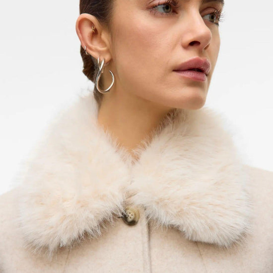 Vero Moda Giacca Invernale Donna Autumn Beige 10331559 Oatmeal MELANGE VERO MODA 