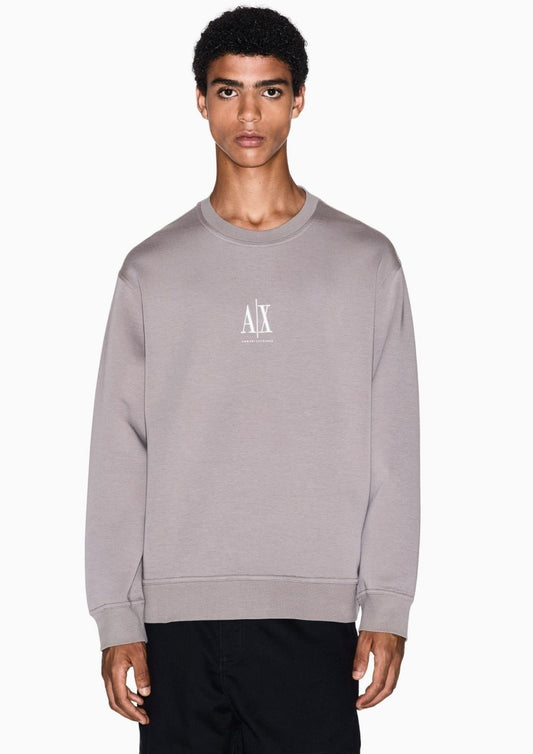 Armani Exchange - Felpa Uomo Beige