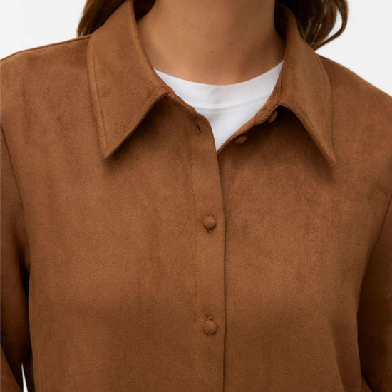 Vero Moda Camicia Donna Bella Marrone 10344958 Dachshund VERO MODA 