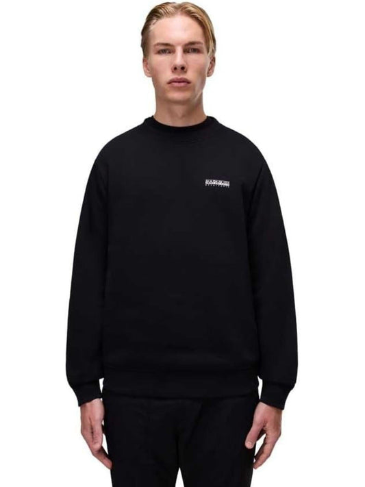 Napapijri Felpa Uomo Girocollo Guide Nero