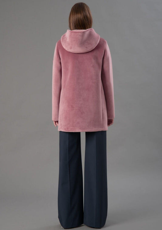 Rihunik Women's Pink Winter Jacket