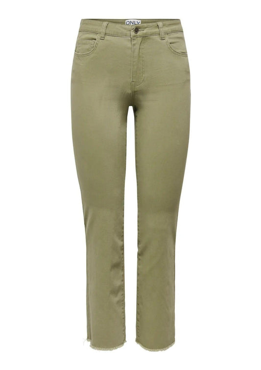 Only - Jeans Donna Kenya Verde Oliva