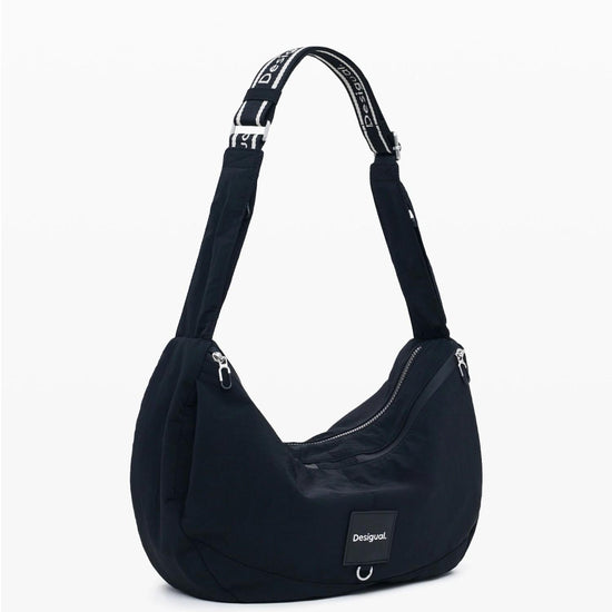 Desigual Borsa da viaggio media in nylon Donna Nero 25WAXY15 2000 DESIGUAL 