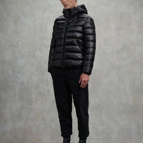 Blauer Giacca Invernale Uomo Adams Nera con Interno Beige BLUC02079 5958 999 BLAUER 