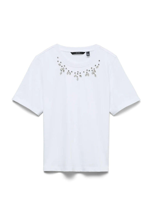 Vero Moda - Women's Sif White Sweater