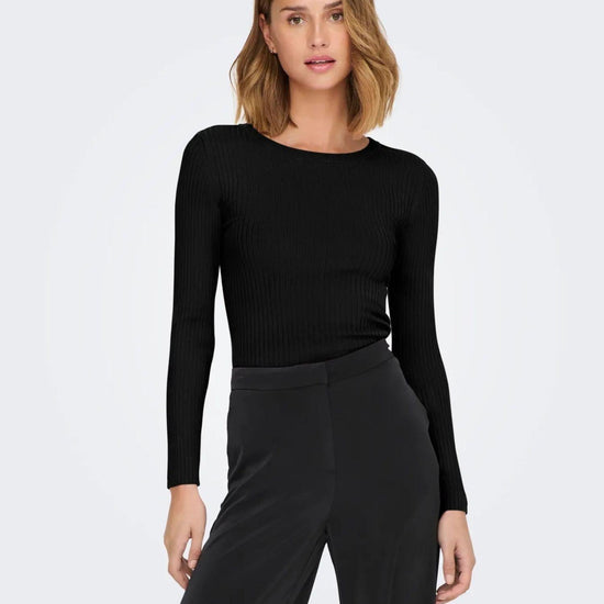 Jacqueline De Yong JDYPLUM Pullover Donna Nero 15277223 Black JACQUELINE DE YONG 