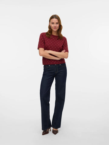 Vero Moda VMSABA Pullover Donna Syrah