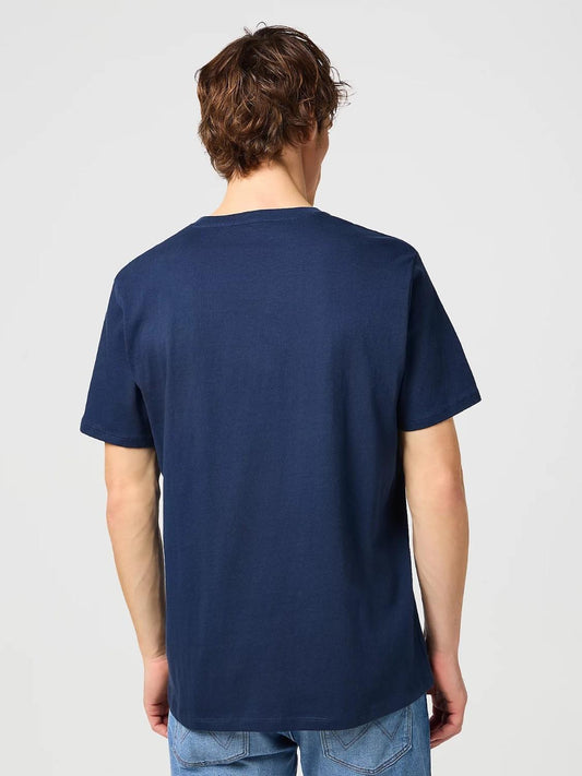 T-Shirt Sign Off Uomo Blu