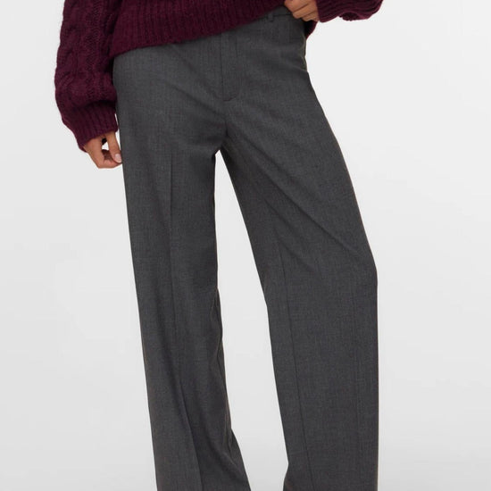 Vero Moda Pantalone Donna Texas Grigio 10334103 Dark Grey Melange VERO MODA 