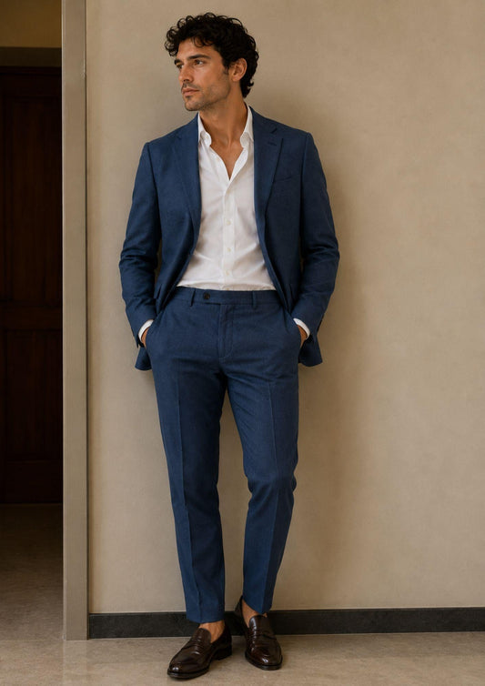 Sergio Cipriani - Abito Uomo Grisaglia Blu