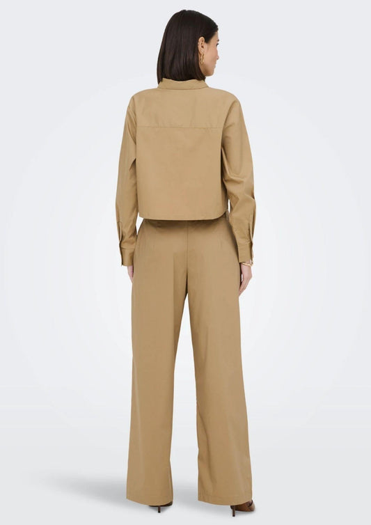 Jacqueline De Yong Women's Mio Brown Shirt