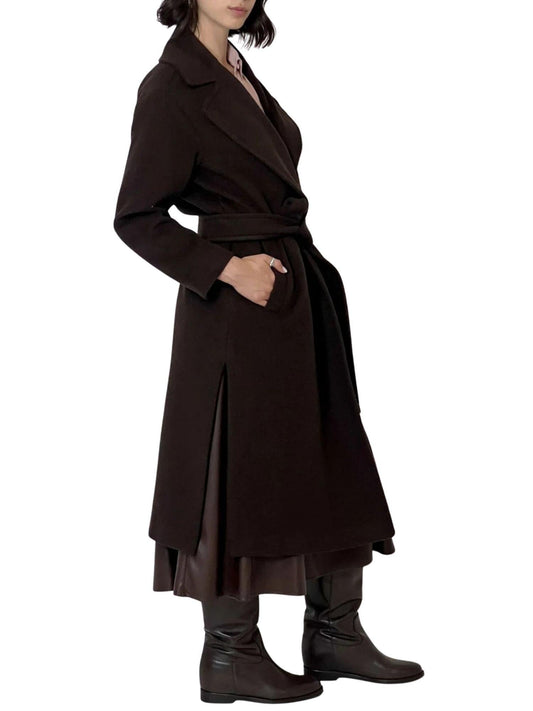 Emme Marella Cappotto Donna Cadmio Marrone