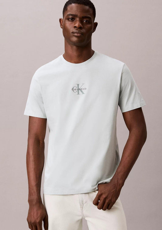 Calvin Klein - Maglia Uomo Azzurro Polvere