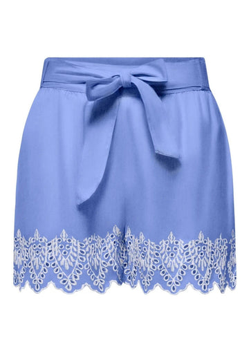 Only - Pantaloncini Donna Tulum Azzurro