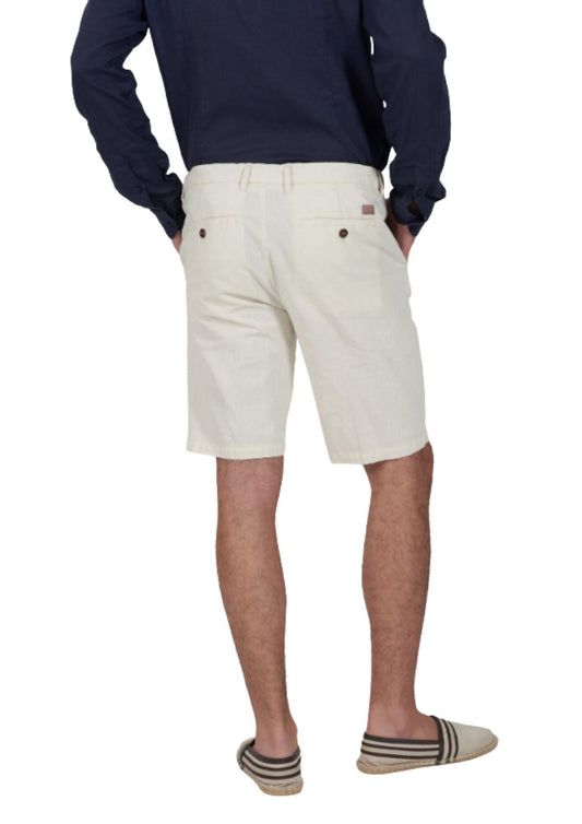 Sì Zee Bermuda Uomo Bianco