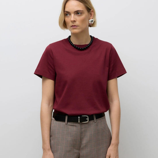 Vero Moda AWNAIMA T-Shirt Donna Purple Zinfandel 10294544 Zinfandel VERO MODA 