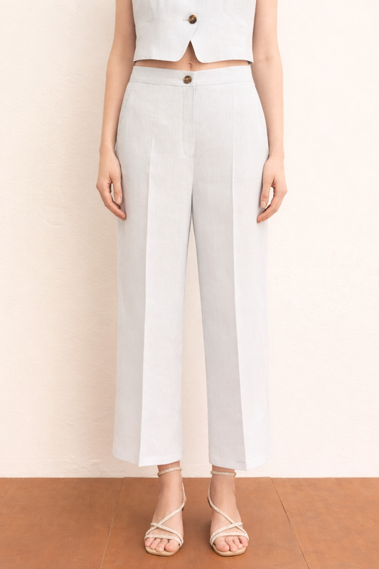Emme Marella - Women's Clava Trousers White