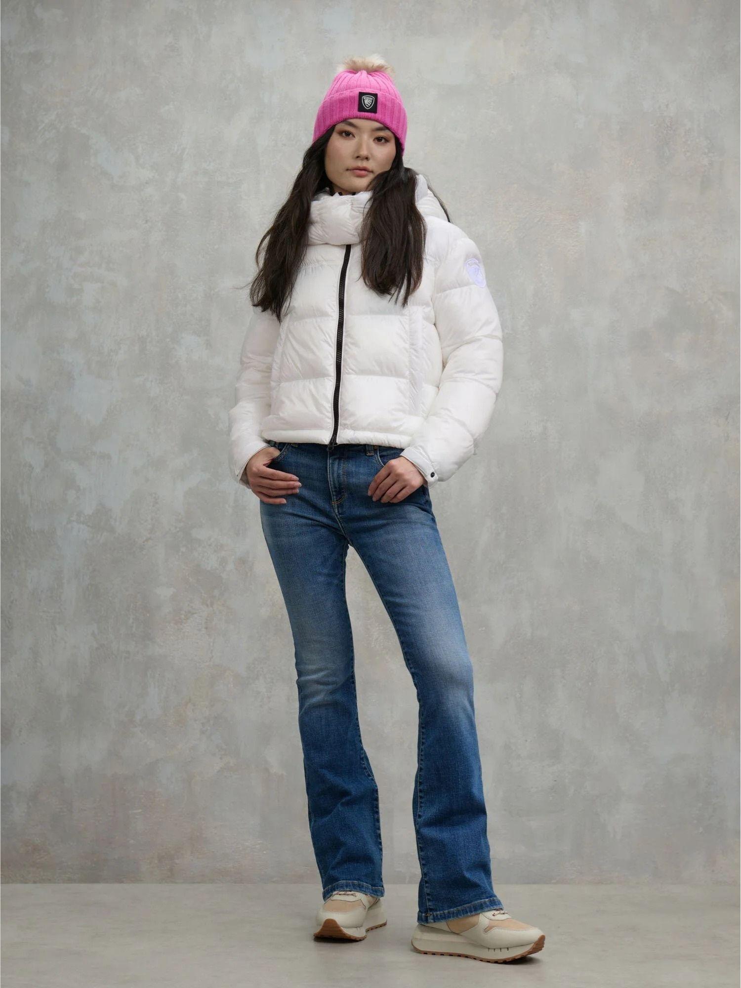 Blauer Giacca Invernale Donna Gloria Bianco Ottico BLDC02170 6648 100 BLAUER 