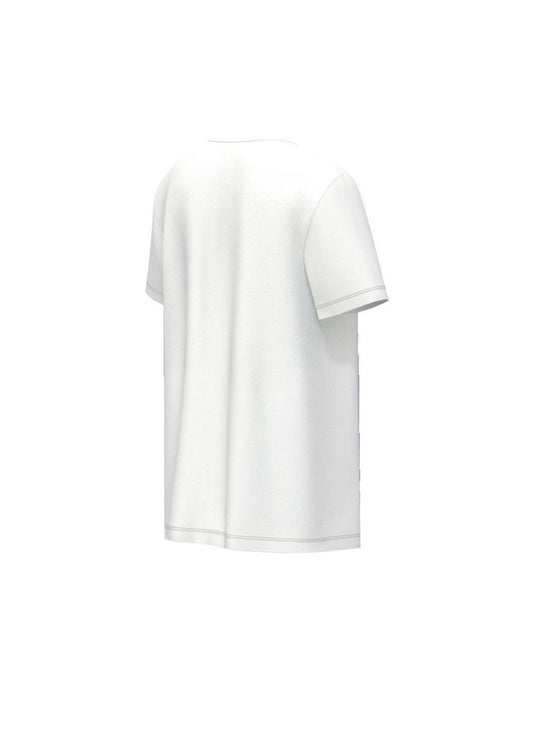 Emme Marella - Women's White T-Shirt with Gold Logo