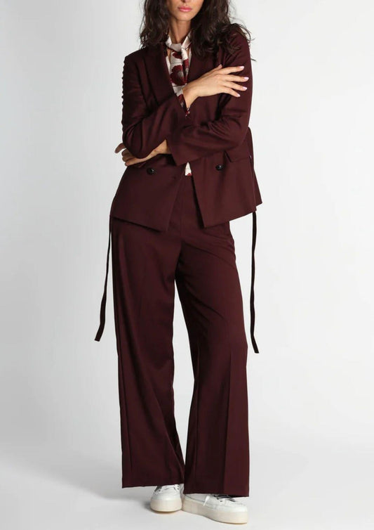 Emme Marella Pantalone Donna Sarago Bordeaux