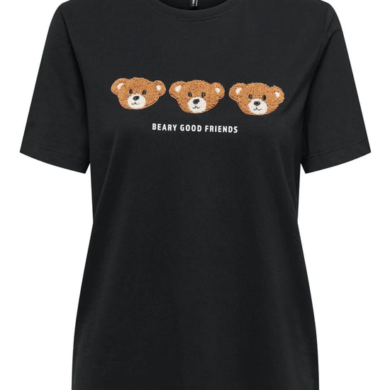 Only ONLTERESA T-Shirt Donna Nero 15316954 Black Friends ONLY 
