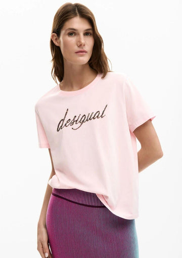 Desigual - Maglia Donna Varsovia Rosa