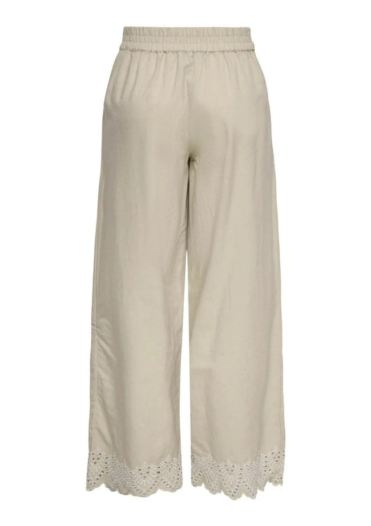 Only - Women's Trousers Paula Olive Gray